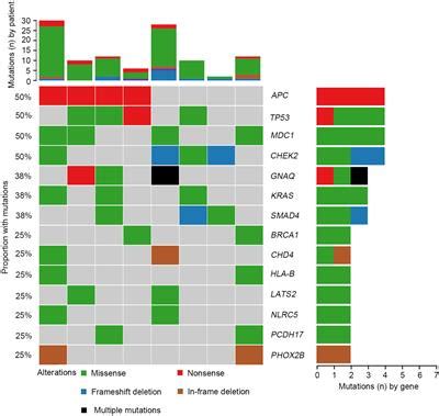 Frontiers Comprehensive Molecular Profiling Of Colorectal Cancer With