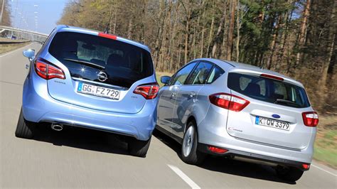 Ford C Max Vs Opel Meriva Alltags Helden Im Vergleich AUTO MOTOR