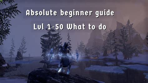 ESO Beginner Guide Lvl 1 50 What To Do YouTube