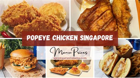 Popeyes Menu Prices Singapore Updated 2024