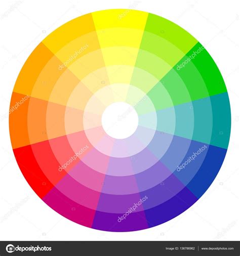 Color Wheel 12 Colors Stock Vector Image By Opicobello 136786962