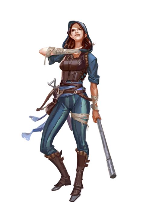 Female Human Rogue Fighter Franca Pathfinder 2e Pfrpg Pfsrd Dnd Dandd