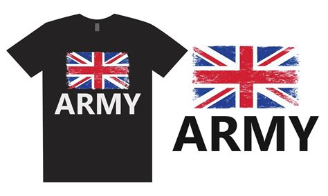 British Army T Shirt Design 13819949 Vector Art at Vecteezy