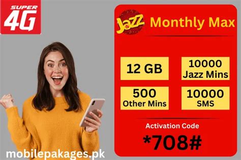 Jazz Weekly Super Max 2G 3G 4G Internet Data Mobilepakages