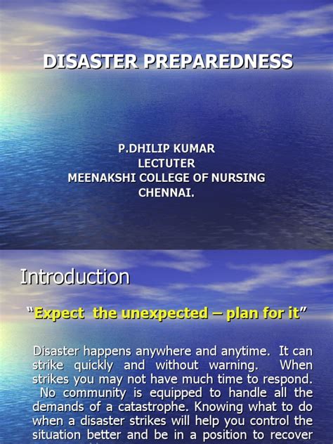 A Comprehensive Guide to Disaster Preparedness: Understanding the ...