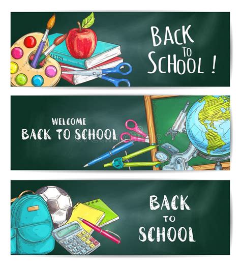 Welcome Back To School Backgrounds Stock Illustrations 95 Welcome