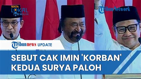 Pertamakali Cak Imin Ditawari Jadi Cawapres Anies Baswedan Deg Degan