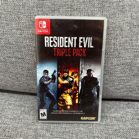 Resident Evil Triple Pack Switch Game Video Gaming Video Games