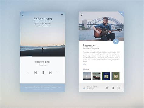 Music Widget by Were on Dribbble