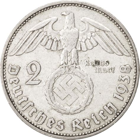 Germany Third Reich Reichsmark Hambourg Ttb Argent