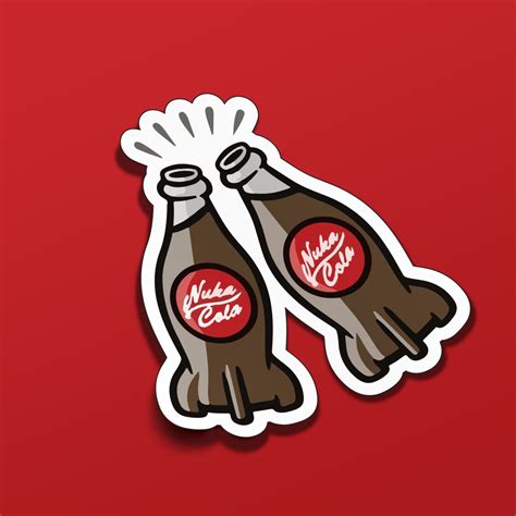 Fallout Stickers Vault Boy Nuka Cola Etsy