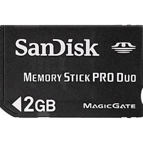 2gb Sandisk Memory Stick Pro Duo Memory Card