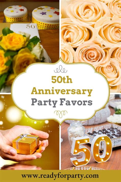 50th Anniversary Party Favors:10 inexpensive gift ideas | 50th ...