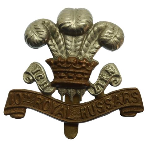 10th Royal Hussars Cap Badge