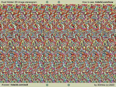 Stereogram picture تصاویر سه بعدی picture 3D Hidden pictures