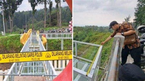 Jembatan Kaca Makan Korban Dari Lokasi Di Banyumas Hanya Yang