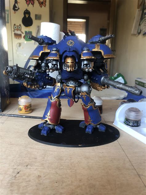 Painted my first knight : r/Warhammer40k