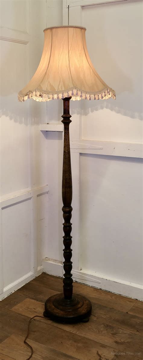 Antiques Atlas Art Deco Odeon Style Burr Walnut Floor Lamp