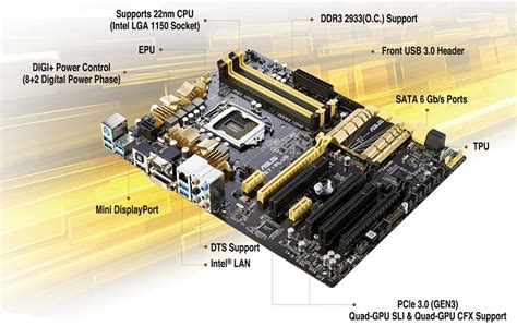 Asus Z87 Plus Motherboard Techbuy Australia