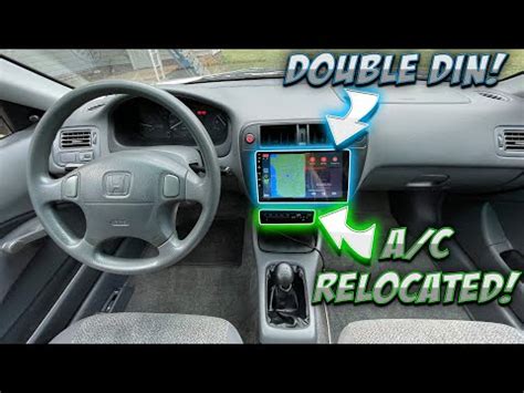 Install A Double Din Radio Into A Honda Civic Climate Control