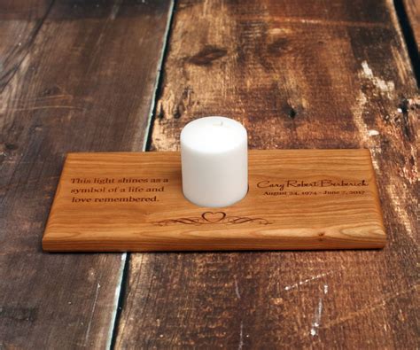 Memorial Candle Holder, Personalized Memorial Candle, Personalized ...