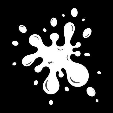 Black and White Paint Splash Illustration 23102651 Vector Art at Vecteezy