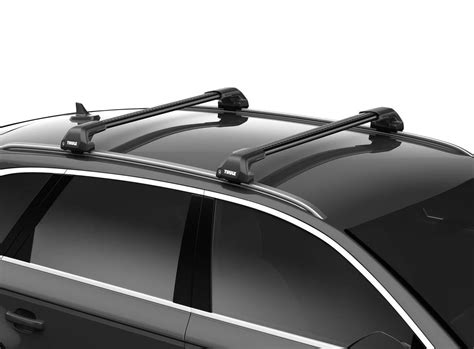 Thule Flush Rail WingBar Edge Black Dachträger f Mazda CX30 mit