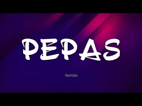 pepas Song Lyrics (Farruko) - YouTube