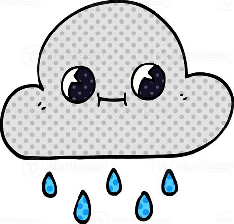 Cartoon Doodle Rain Cloud 45198294 Png