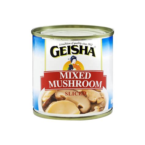 Geisha Mixed Mushroom Sliced 4oz Pack Of 12 Mixed