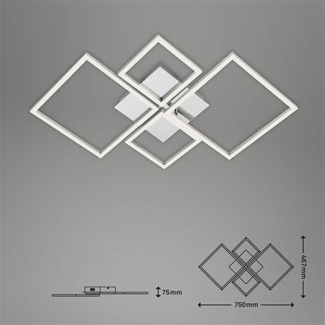 Candeeiro De Teto Led Frame Cct Luzes Alum Nio Lumories Pt