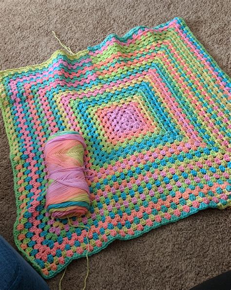 How To Crochet One Big Granny Square Blanket At James Jones Blog