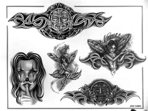 Lowrider Flashbook Vk Angel Tattoo Designs Lowrider Art Mexican