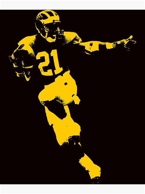 Desmond Heisman Howard Maize Stencil Poster For Sale By