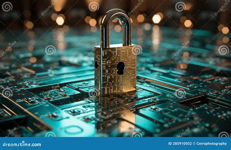 Cybersecurity And Privacy Concepts To Protect Data Lock Icon And