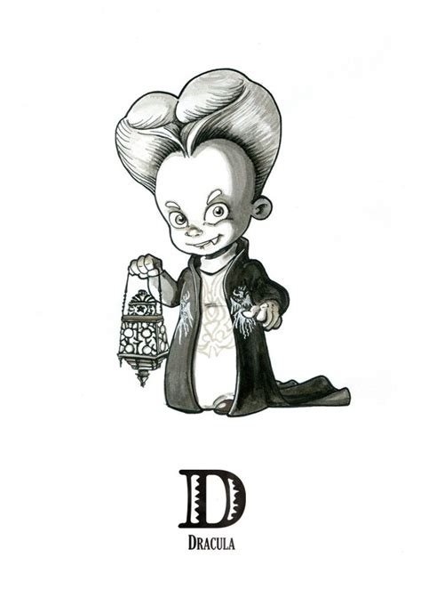 D Is For Dracula Tiny Creatures Alphabet By David G Forés