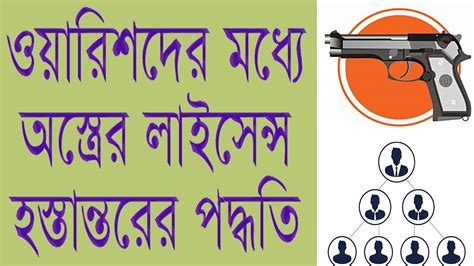 Arms License Transfer Procedure in Bangladesh বনদকর লইসনসর