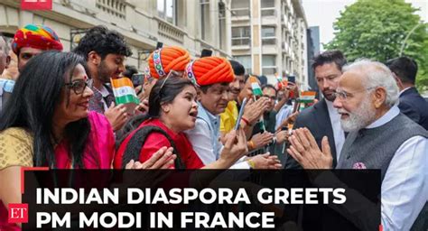 Pm Modi France Brimming With Excitement Indian Diaspora Greets Pm