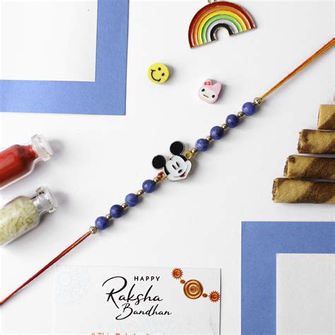 Crystal Rakhi Buy Online Natural Healing Stone Rakhi