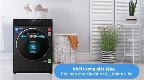 Máy giặt Panasonic NA V10FR1BVT 10 kg Inverter có sấy