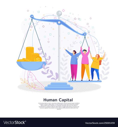 Human Capital Concept Royalty Free Vector Image