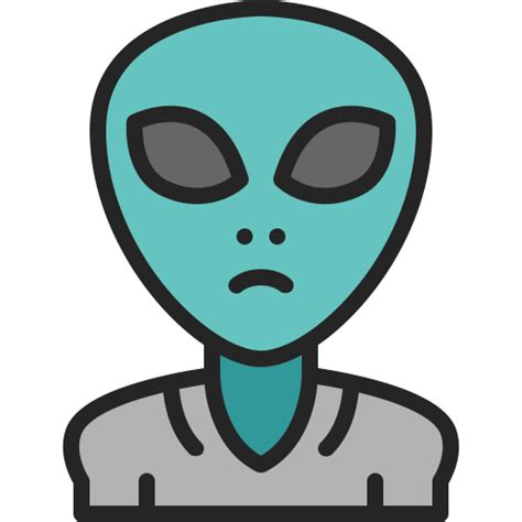 Alien Generic Outline Color Icon