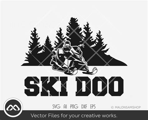 Snowmobile Svg Ski Doo Snowmobile Svg Winter Sports Svg Snowmobiling