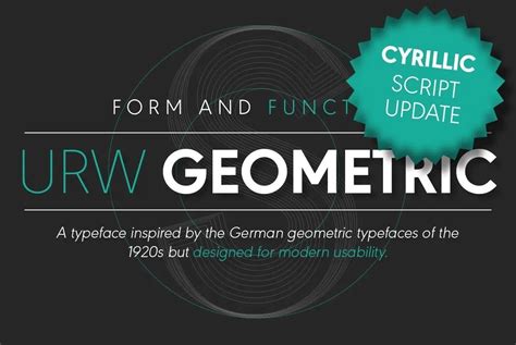 Urw Geometric Font Youworkforthem