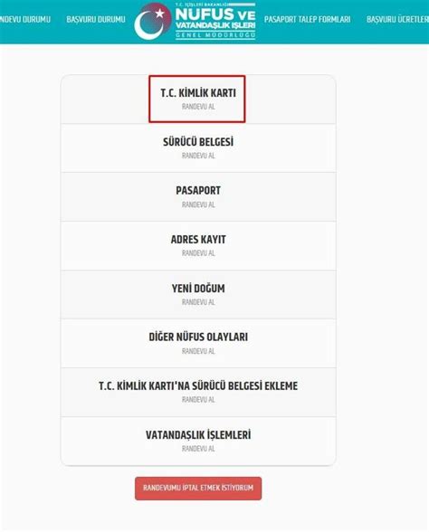 Kimlik Yenileme ve Değiştirme Randevusu Nasıl Alınır 2023 Yeni Kimlik