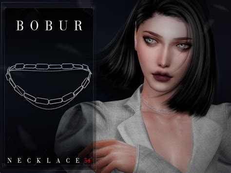 The Sims Resource Double Necklace With Chain