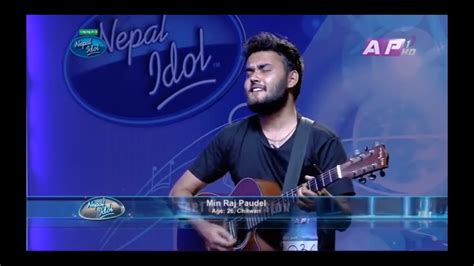 Nepal Idol Season L Gainey Dajai Song L Golden Mic Winner L Min Raj