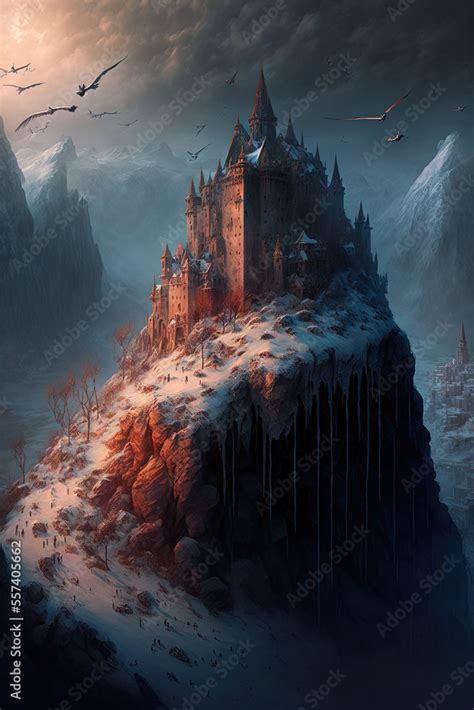 Explore the mesmerizing world of Fantasy Castle Concept Art - Discover ...