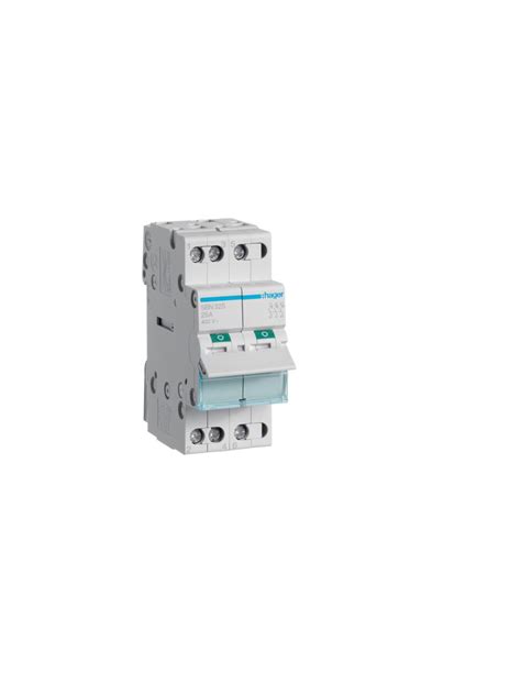 Interrupteur modulaire 3 pôles 25A HAGER SBN325