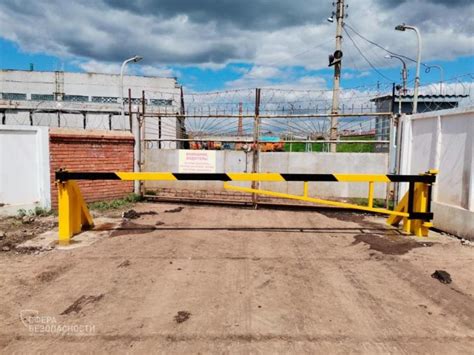 Противотаранный шлагбаум горизонтальный легкий ПШГ-СБ(Л) | Сфера ...